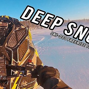 DEEP SNOW! | Ski-Doo Freeride 146 - YouTube