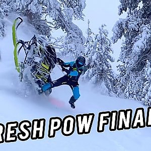 Fresh POW Finally! | Ski-Doo Freeride 146 - YouTube