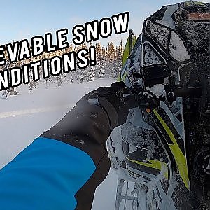 Unbelievable Snow Conditions! | Ski-Doo Freeride 146 - YouTube